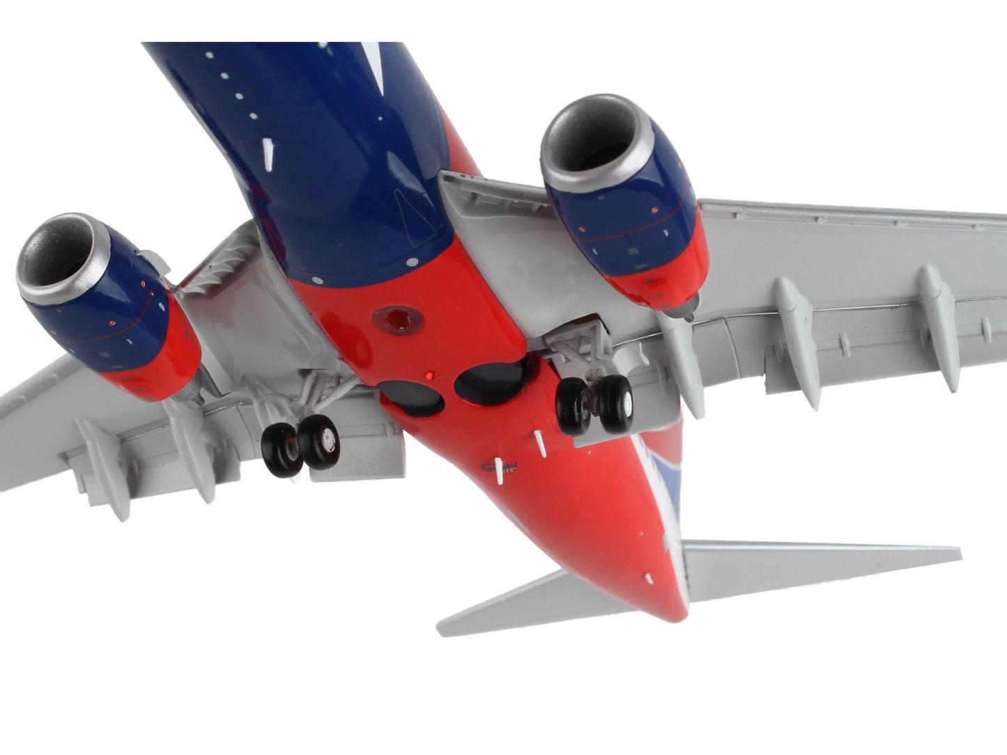 Boeing 737-700 Commercial Aircraft with Flaps Down "Southwest Airlines - Lone Star One" Texas Flag Livery "Gemini 200" Series 1/200 Diecast Model Airplane by GeminiJets