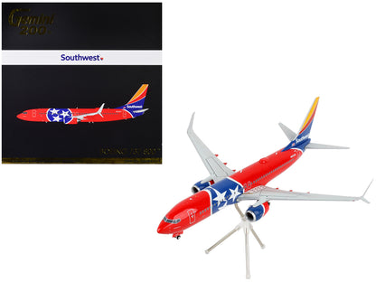 Boeing 737-800 Commercial Aircraft "Southwest Airlines - Tennessee One" Tennessee Flag Livery "Gemini 200" Series 1/200 Diecast Model Airplane by GeminiJets