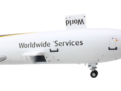 McDonnell Douglas MD-11F Commercial Aircraft "UPS Worldwide Services" White with Brown Tail "Gemini 200 - Interactive" Series 1/200 Diecast Model Airplane by GeminiJets