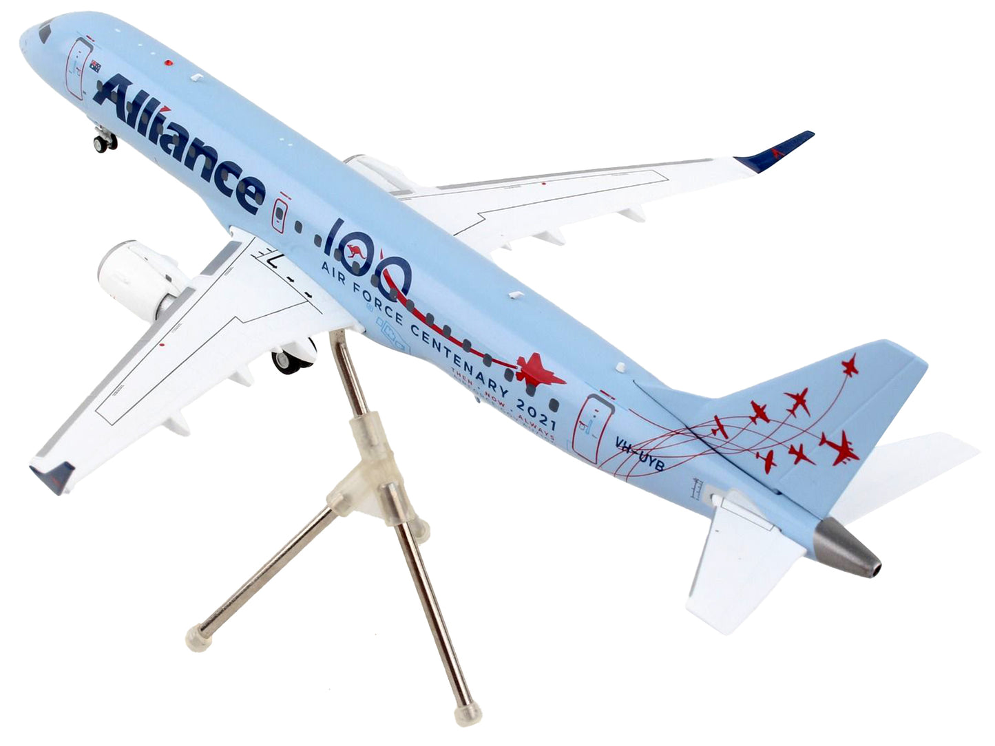 Embraer ERJ-190 Commercial Aircraft "Alliance Airlines - 100th Anniversary Royal Australian Air Force" Blue "Gemini 200" Series 1/200 Diecast Model Airplane by GeminiJets