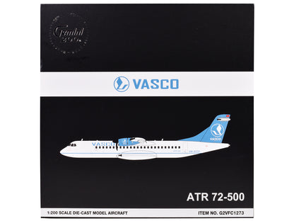 ATR 72-500 Commercial Aircraft "Vietnam Air Services Company (VASCO)" (VN-B221) White with Blue Tail "Gemini 200" Series 1/200 Diecast Model Airplane by GeminiJets