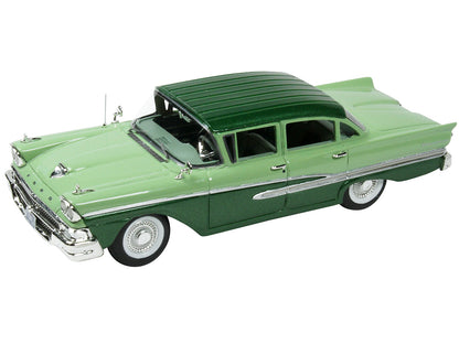 1958 Ford Fairlane 4 Door Seaspray Green and Silvertone Green Limited Edition to 240 pieces Worldwide 1/43 Model Car by Goldvarg Collection