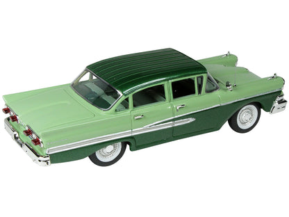 1958 Ford Fairlane 4 Door Seaspray Green and Silvertone Green Limited Edition to 240 pieces Worldwide 1/43 Model Car by Goldvarg Collection