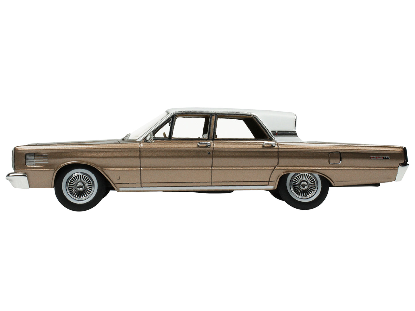 1965 Mercury Park Lane Pecan Frost Brown Metallic with White Top Limited Edition to 200 pieces Worldwide 1/43 Model Car by Goldvarg Collection