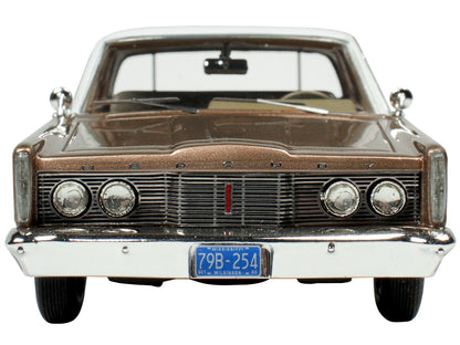 1965 Mercury Park Lane Pecan Frost Brown Metallic with White Top Limited Edition to 200 pieces Worldwide 1/43 Model Car by Goldvarg Collection