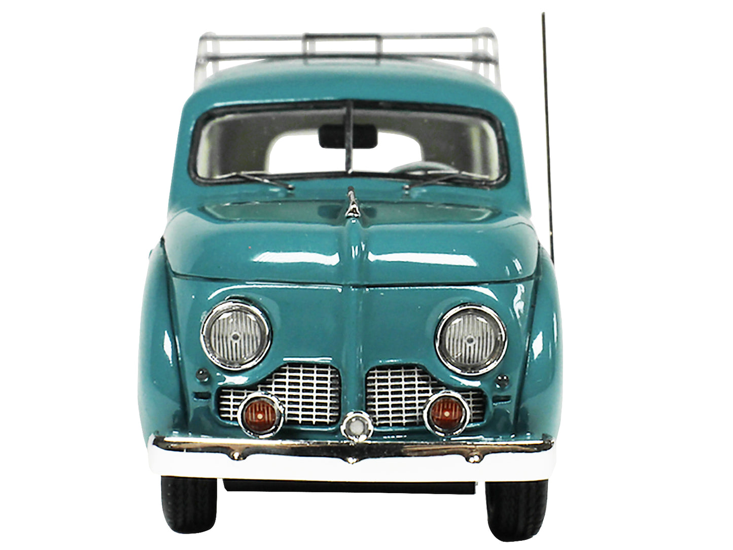 1949 Crosley Station Wagon Medium Blue with Roof Rack and Light Blue Interior Limited Edition to 240 pieces Worldwide 1/43 Model Car by Goldvarg Collection