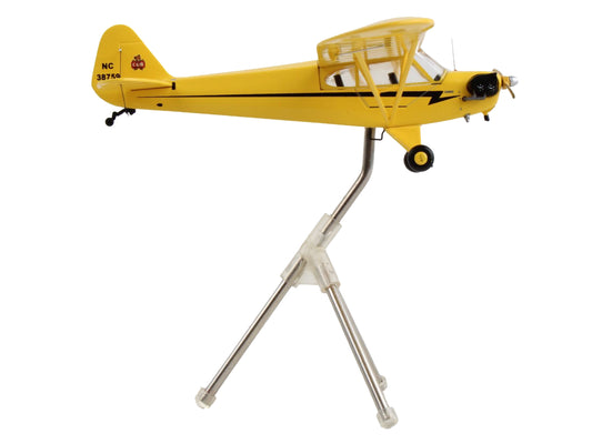 Piper J-3 Cub Light Aircraft "NC 38759" Yellow with Black Stripes "Gemini General Aviation" Series 1/72 Diecast Model Airplane by GeminiJets