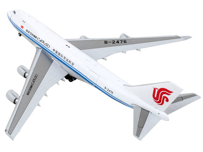 Boeing 747-400F Commercial Aircraft "Air China Cargo" White with Blue Stripes "Interactive Series" 1/400 Diecast Model Airplane by GeminiJets