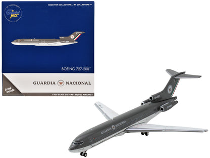 Boeing 727-200 Commercial Aircraft "Guardia Nacional - Mexico National Guard" (XC-NPF/GN-402) Gray 1/400 Diecast Model Airplane by GeminiJets