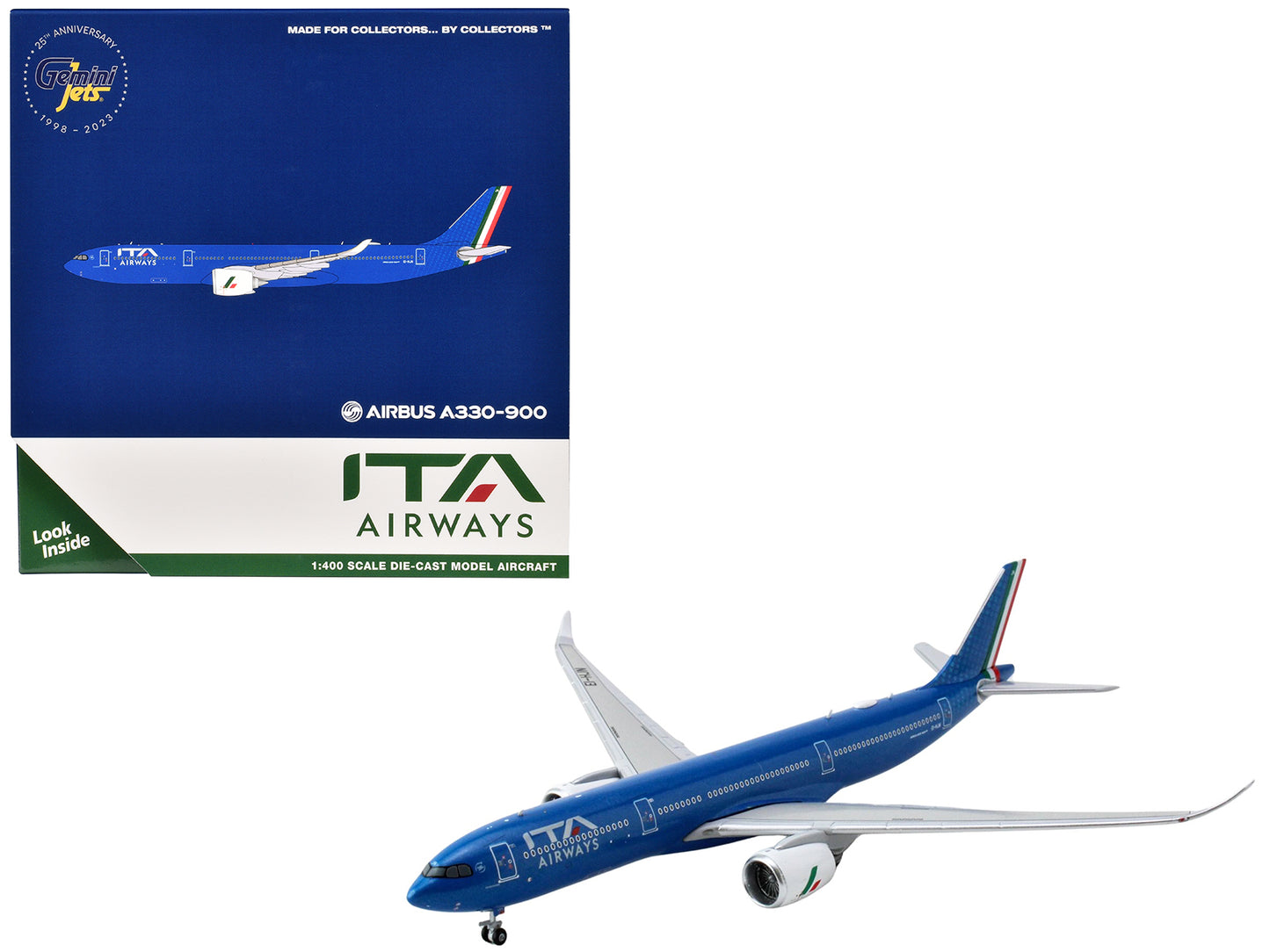 Airbus A330-900 Commercial Aircraft "ITA Airways" (EI-HJN) Blue 1/400 Diecast Model Airplane by GeminiJets