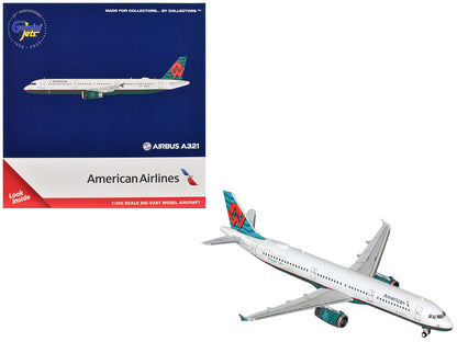 Airbus A321 Commercial Aircraft "American Airlines - America West Heritage Jet" (N580UW) White with Tail Graphics 1/400 Diecast Model Airplane by GeminiJets