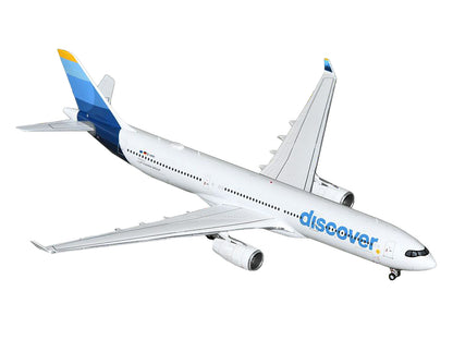 Airbus A330-300 Commercial Aircraft "Discover Airlines" (D-AIKK) White with Blue Tail 1/400 Diecast Model Airplane by GeminiJets