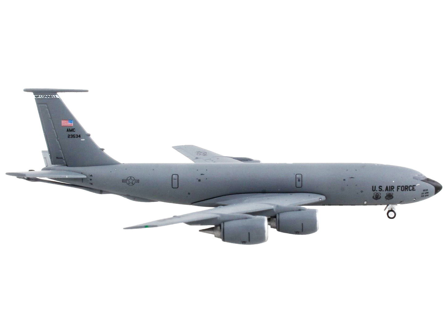 Boeing KC-135RT Stratotanker Tanker Aircraft "McConnell Air Force Base" United States Air Force "Gemini Macs" Series 1/400 Diecast Model Airplane by GeminiJets