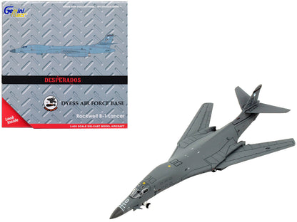 Rockwell B-1B Lancer Bomber Aircraft "489th BG 345th BS Desperados Dyess Air Force Base" United States Air Force "Gemini Macs" Series 1/400 Diecast Model Airplane by GeminiJets