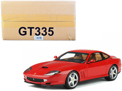 1996 Ferrari F550 Maranello Gran Turismo Rosso Corsa Red 1/18 Model Car by GT Spirit