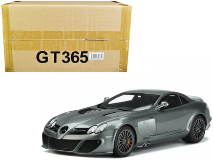 2010 Mercedes-Benz SLR MSO Edition Selenite Gray Metallic 1/18 Model Car by GT Spirit