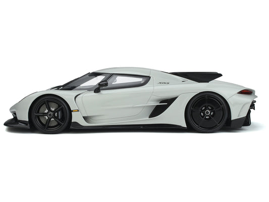 2022 Koenigsegg Jesko Absolut White Metallic 1/18 Model Car by GT Spirit