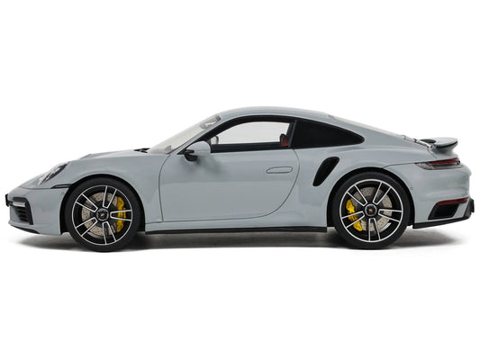 2020 Porsche 992 Turbo S Gray 1/18 Model Car by GT Spirit