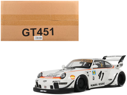 RWB Bodykit "Kato-San" #41 White 1/18 Model Car by GT Spirit