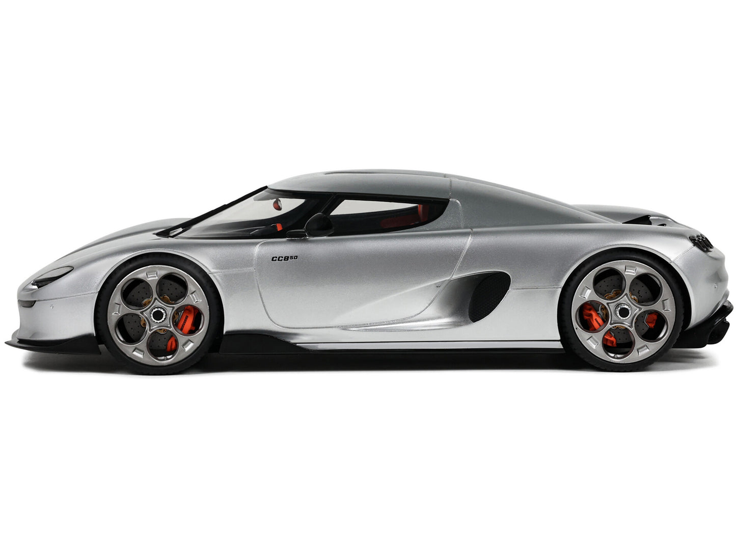 Koenigsegg CC850 Silver Metallic 1/18 Model Car by GT Spirit