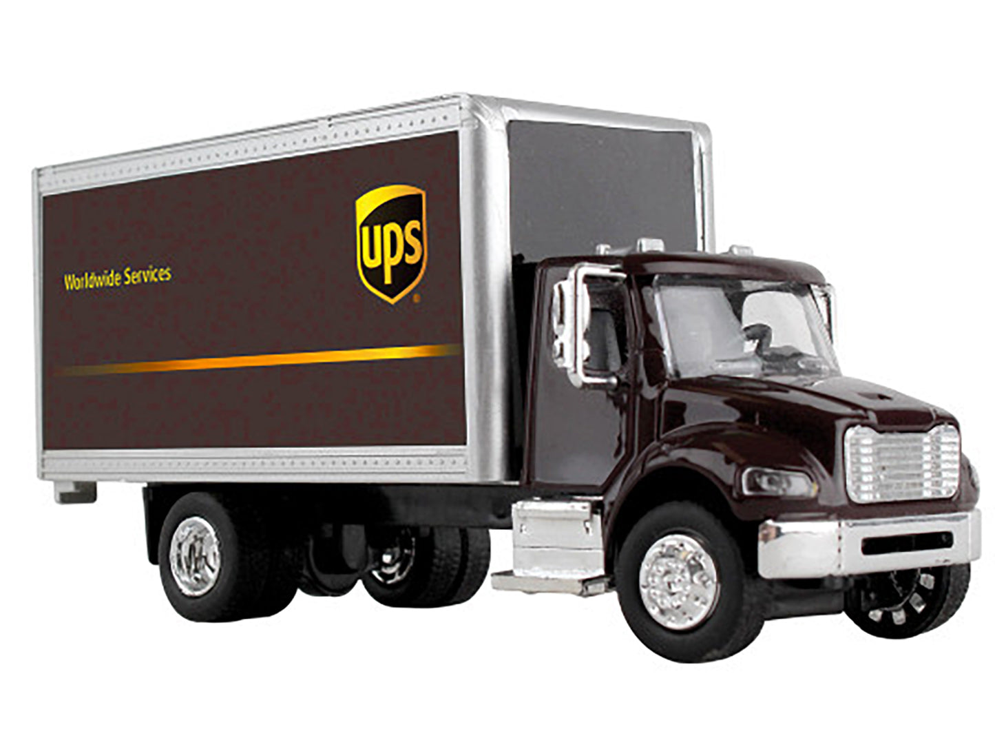 UPS Box Truck Brown "UPS Worldwide Services" 1/50 Diecast Model by Daron