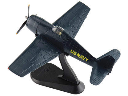 Grumman F6F-5 Hellcat Fighter Aircraft "Blue Angels #1-4 Decals" (1946) United States Navy "Air Power Series" 1/72 Diecast Model by Hobby Master