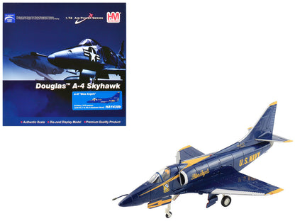 Douglas A-4F Skyhawk Aircraft "Blue Angels 1979 Season #1-6 Decals" United States Navy "Air Power Series" 1/72 Diecast Model by Hobby Master