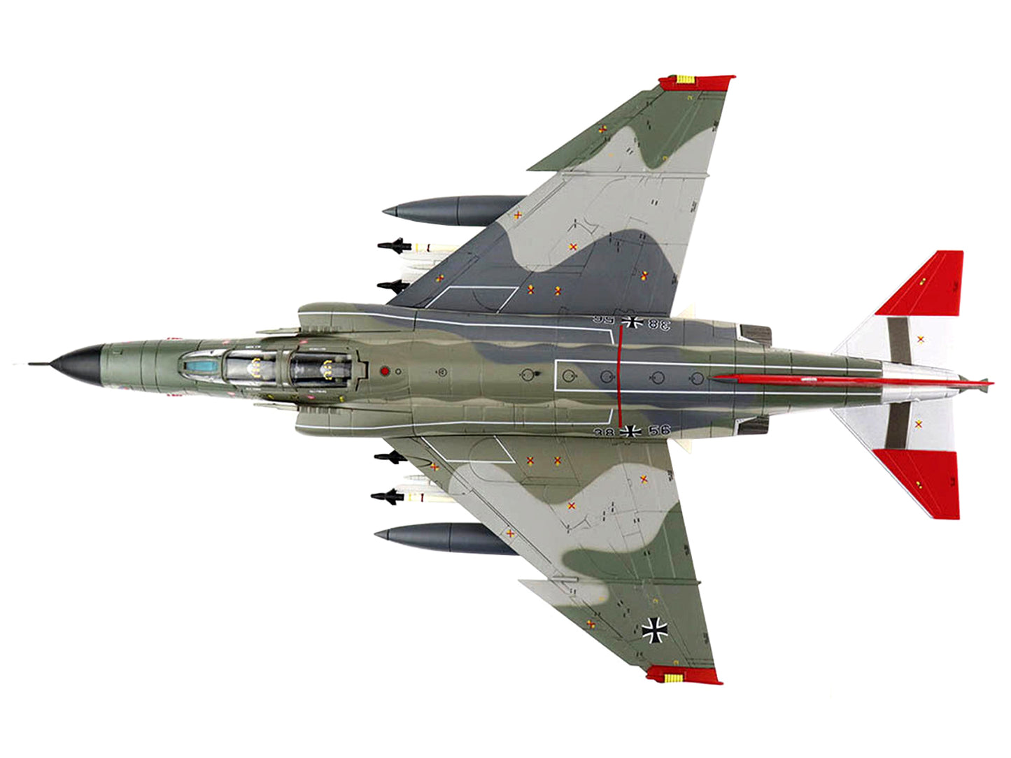 McDonnell Douglas F-4F Phantom II "Norm 81" Fighter Aircraft "JG 71 "Richthofen" GAFTIC 86 CFB Goose Bay Canada" (May 1986) "Air Power Series" 1/72 Diecast Model by Hobby Master