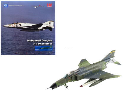 McDonnell Douglas F-4G Phantom II Fighter-Bomber Aircraft "Wild Weasel 52nd TFW Spangdahlem AB" (1985) United States Air Force "Air Power Series" 1/72 Diecast Model by Hobby Master