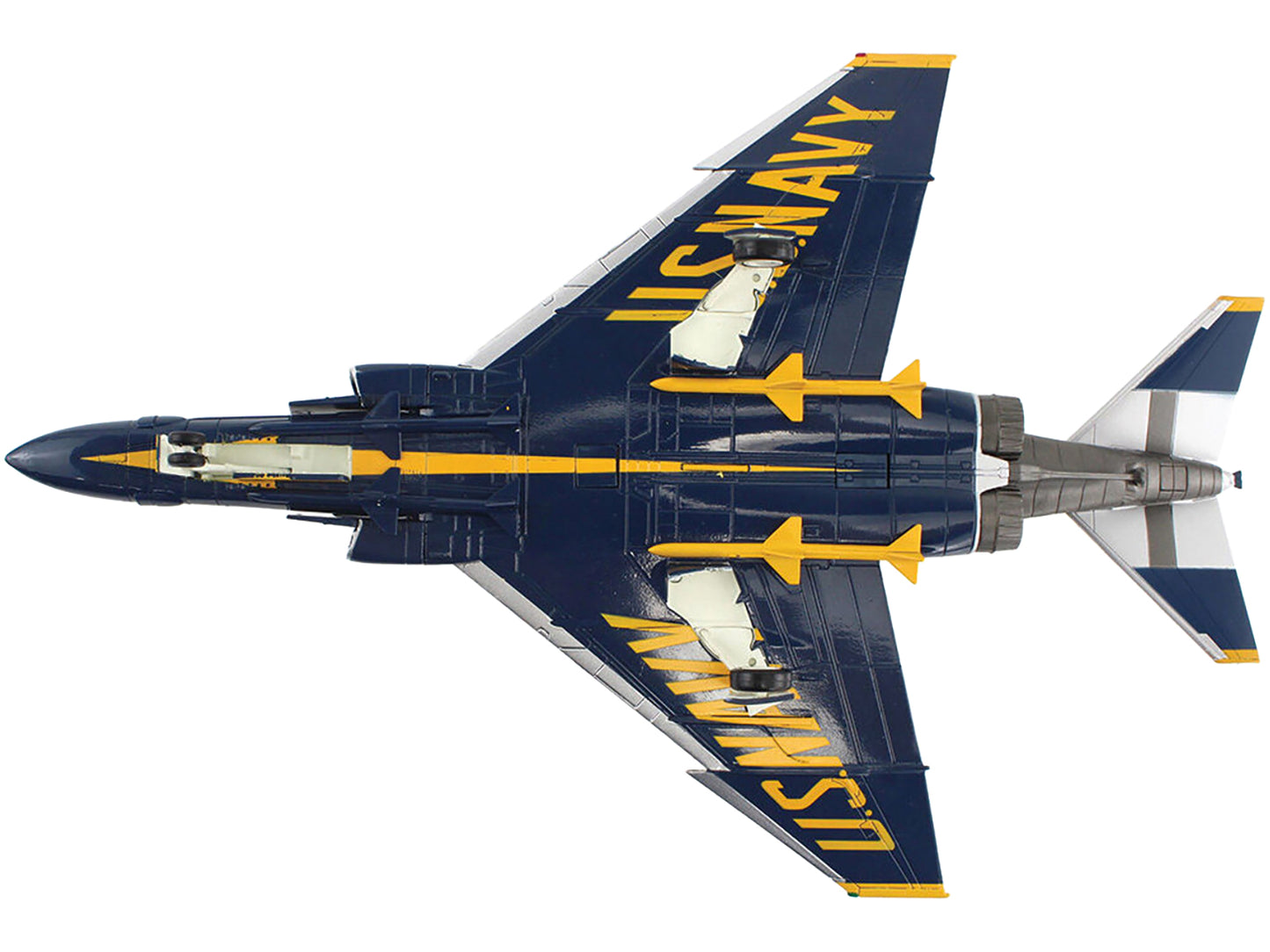 McDonnell Douglas F-4J Phantom II Fighter-Bomber Aircraft "Blue Angels Cdr. Harley Hall 1970 to 1971 Season" United States Navy "Air Power Series" 1/72 Diecast Model by Hobby Master