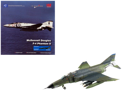 McDonnell Douglas F-4E Phantom II Fighter-Bomber Aircraft "497th Squadron South Korea" (1985) United States Air Force "Air Power Series" 1/72 Diecast Model by Hobby Master