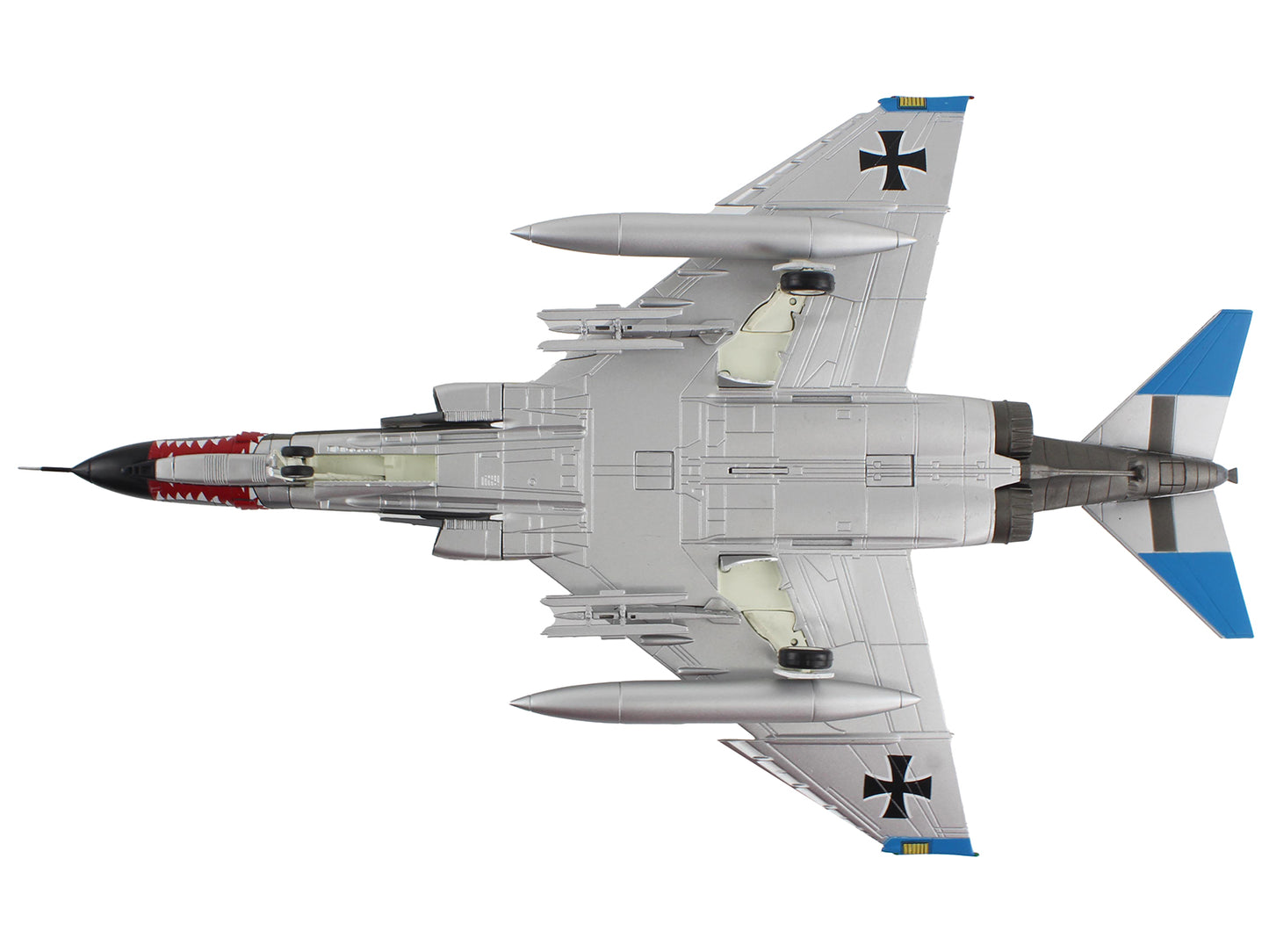 McDonnell Douglas F-4F Phantom II Fighter-Bomber Aircraft "Jagdgeschwader 74 (JG 74) Molders" (1982) German Luftwaffe "Air Power Series" 1/72 Diecast Model by Hobby Master