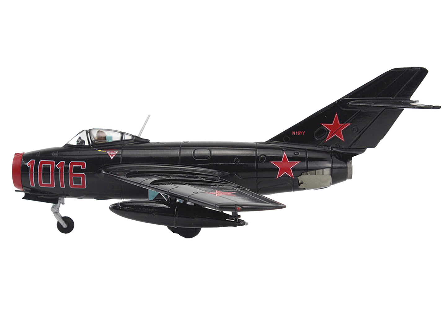 Mikoyan-Gurevich MiG-15Bis Fighter Aircraft "Experimental Combat Air Museum Kansas" "Air Power Series" 1/72 Diecast Model by Hobby Master