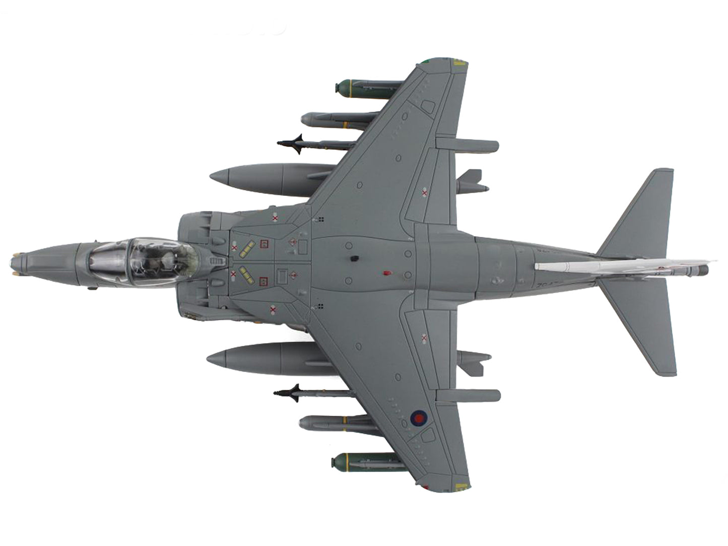 McDonnell Douglas AV-8B/British Harrier II GR.9A Aircraft "41 (R) Squadron RAF Coningsby Air Base" (2006) Royal Air Force "Air Power Series" 1/72 Diecast Model by Hobby Master