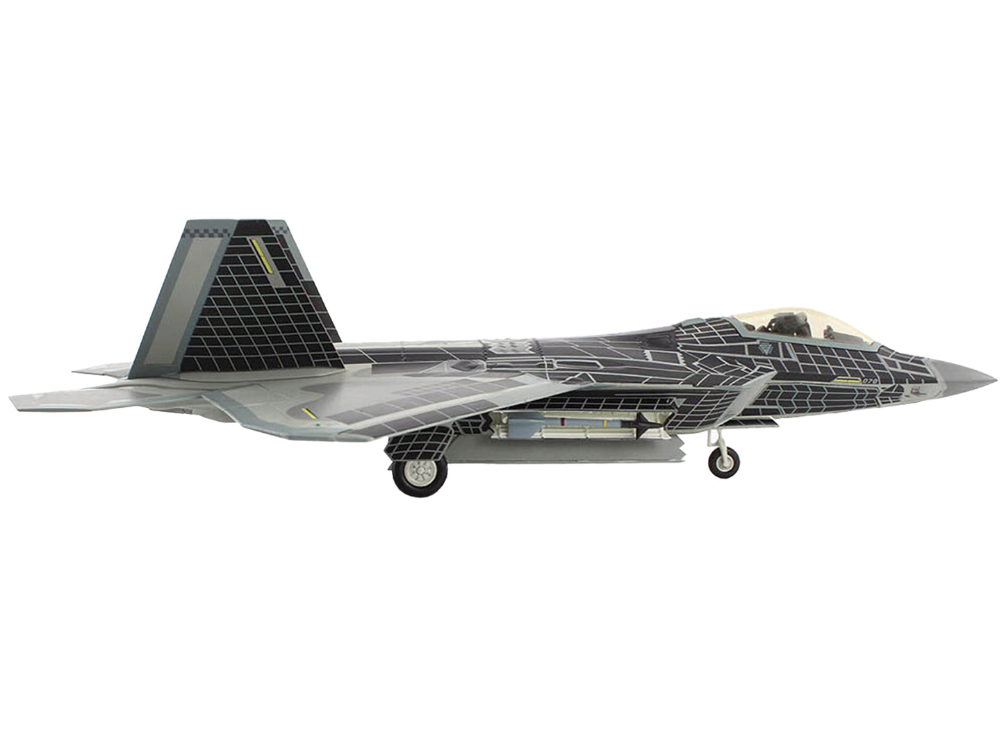 Lockheed F-22A Raptor Stealth Aircraft "Symbiote Nellis AFB NV" (2021) United States Air Force "Air Power Series" 1/72 Diecast Model by Hobby Master