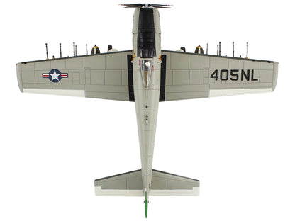 Douglas A-1H Skyraider Attack Aircraft "Last Combat Mission VA-25 USS Coral Sea" (1967) United States Navy "Air Power Series" 1/72 Diecast Model by Hobby Master