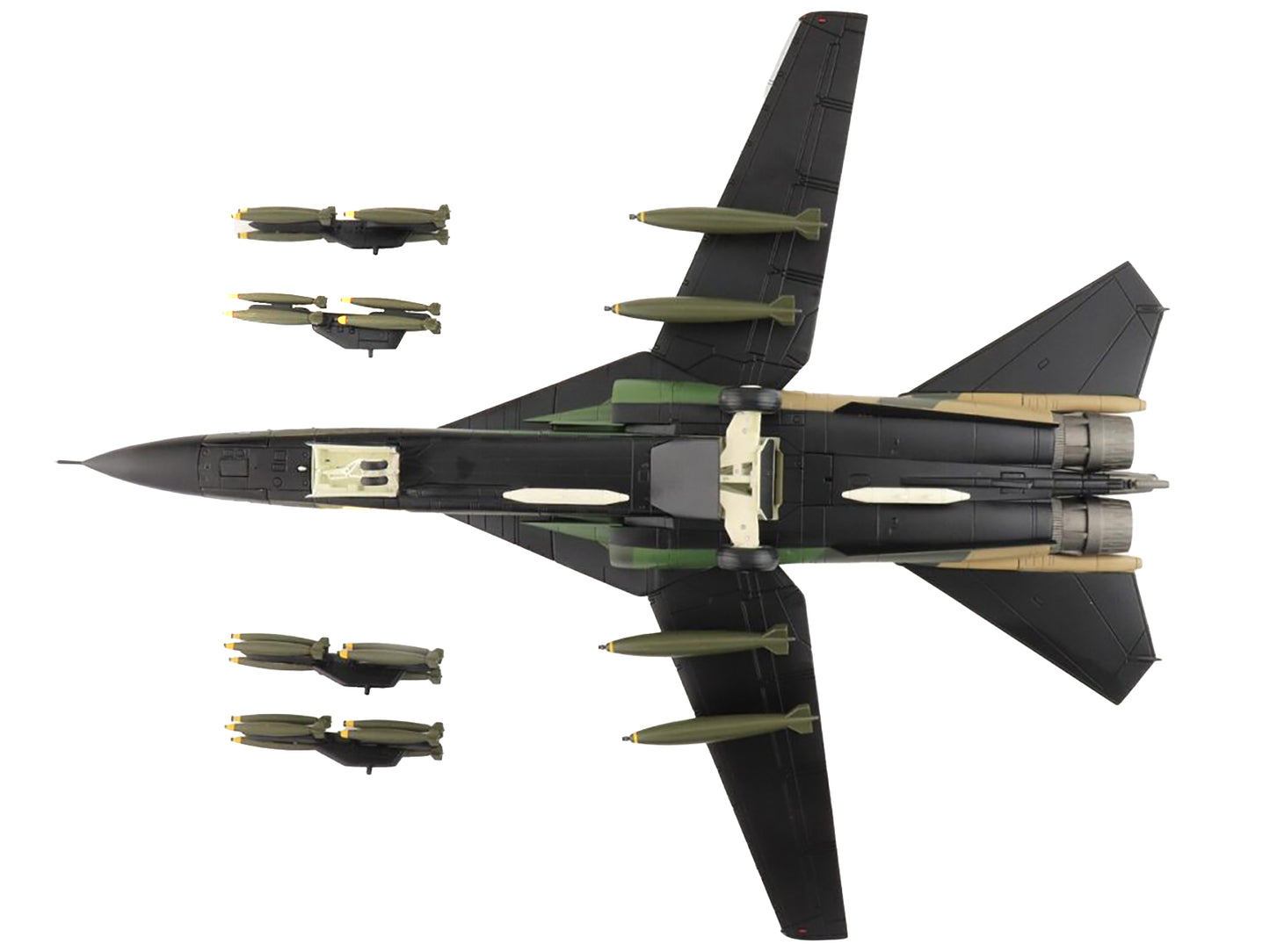 General Dynamics F-111A Aardvark Aircraft "347th TFW 430th TFS 67-0094 Gunboat Killer Korat RTAB Thailand" (1975) United States Air Force "Air Power Series" 1/72 Diecast Model by Hobby Master