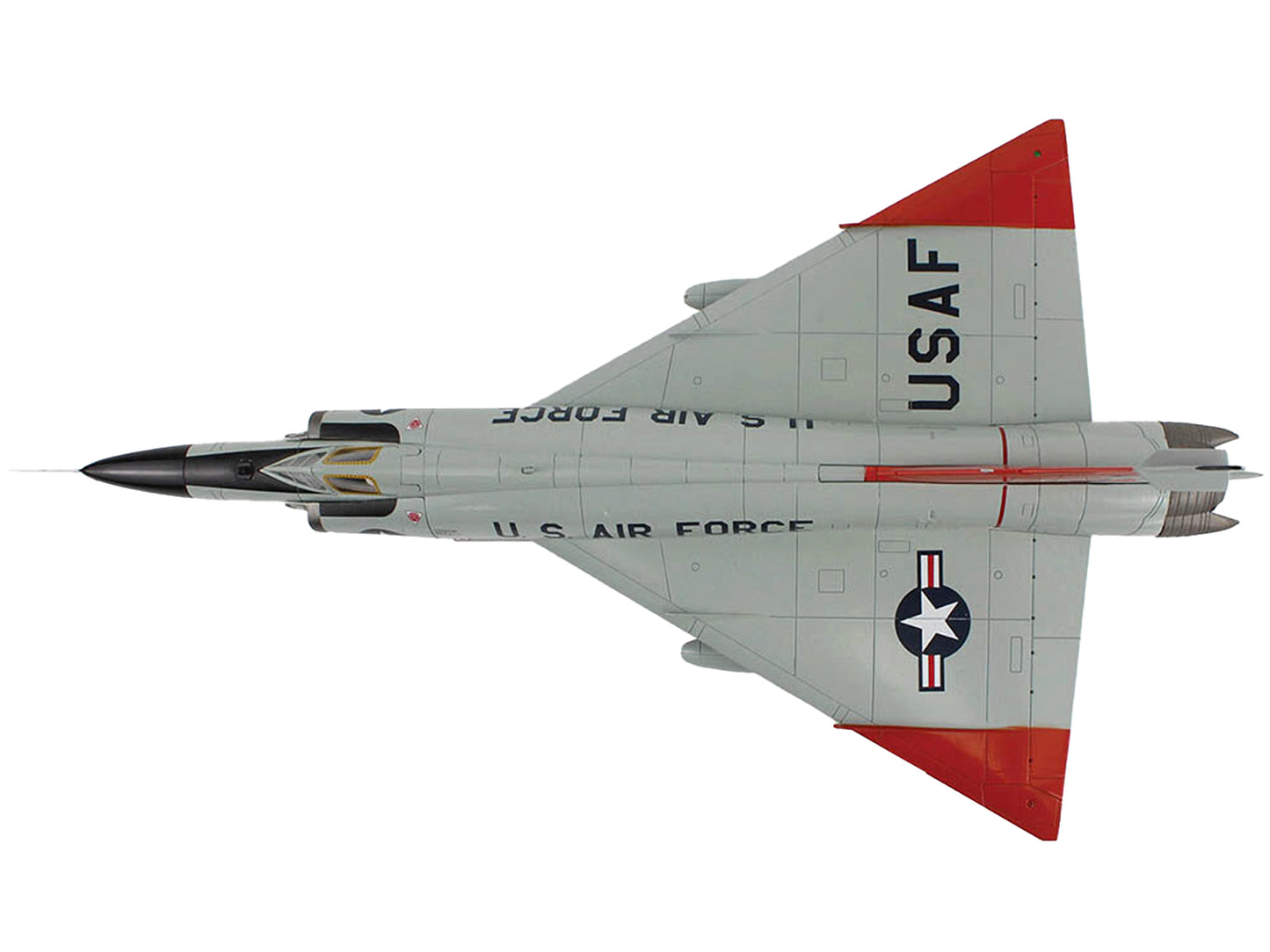 Convair F-102A Delta Dagger Interceptor Aircraft "179th Fighter Interceptor Squadron Minnesota Air National Guard" (1966) United States Air Force "Air Power Series" 1/72 Diecast Model by Hobby Master