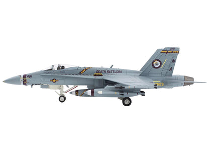 McDonnell Douglas F/A-18C Hornet Aircraft "VMFA-323 Death Rattlers" (2021) United States Marines "Air Power Series" 1/72 Diecast Model by Hobby Master