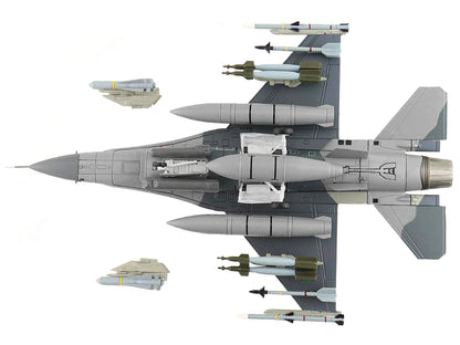 Lockheed Martin F-16BM Fighting Falcon Fighter Aircraft "84606 Su-30 Killer Pakistan Air Force" (2022) "Air Power Series" 1/72 Diecast Model by Hobby Master