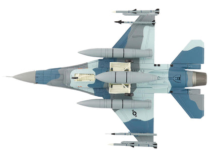 Lockheed F-16C Fighting Falcon Fighter Aircraft "Blue Flanker 64th Aggressor Squadron Nellis Air Force Base" (2012) United States Air Force "Air Power Series" 1/72 Diecast Model by Hobby Master