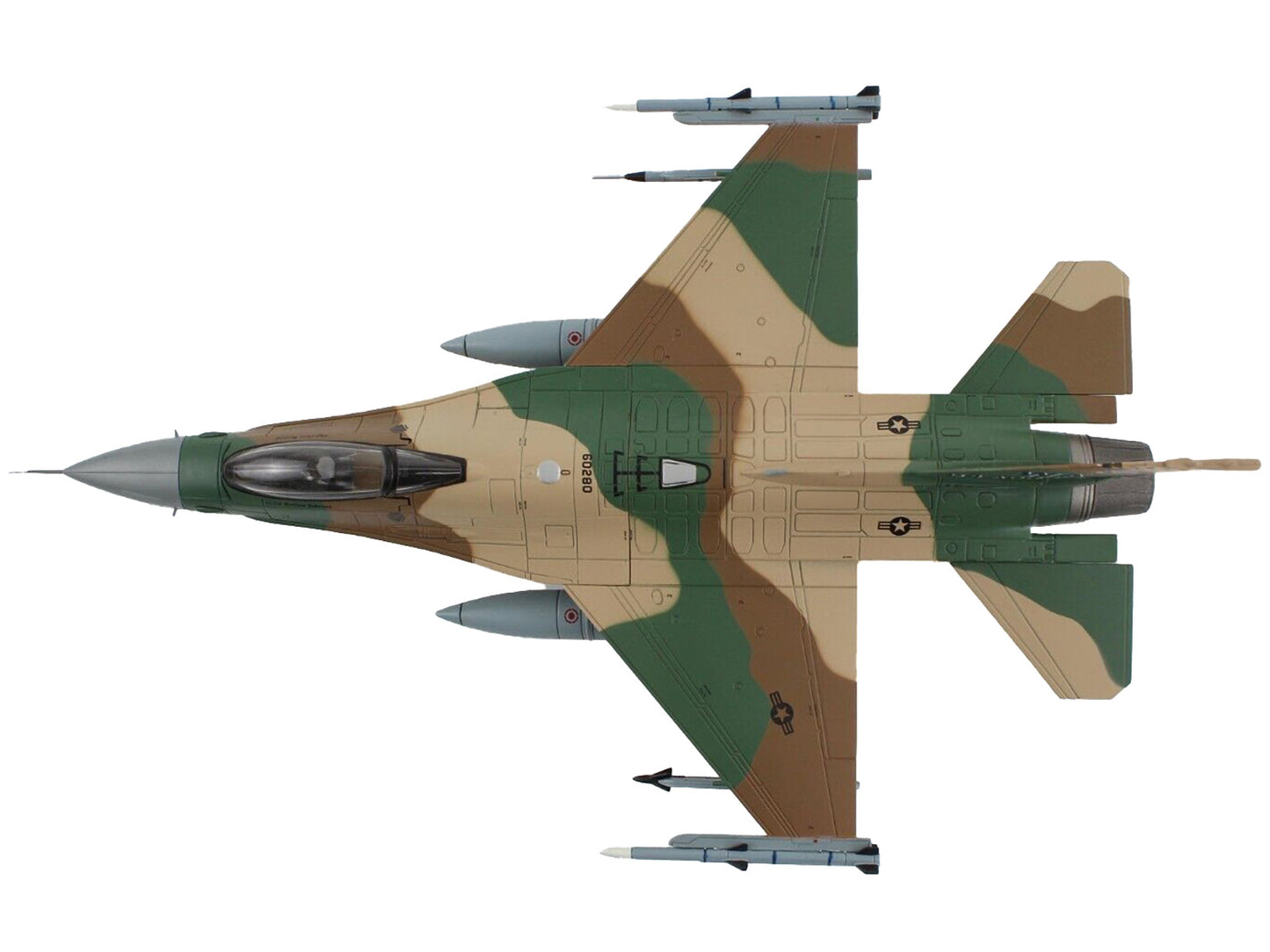 Lockheed F-16C Fighting Falcon Fighter Aircraft "Lizard 64th Aggressor Squadron Commander" (2009-2010) United States Air Force "Air Power Series" 1/72 Diecast Model by Hobby Master