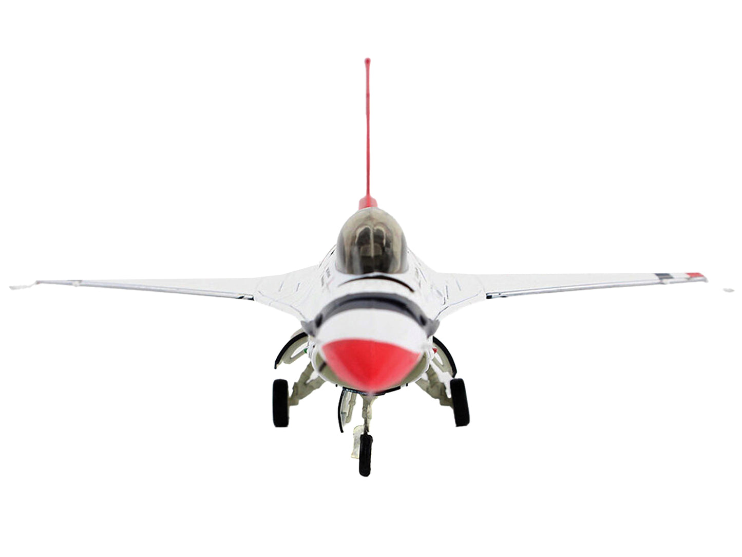 Lockheed F-16C Fighting Falcon Fighter Aircraft "Thunderbirds #1 Royal International Air Tattoo" (2017) United States Air Force "Air Power Series" 1/72 Diecast Model by Hobby Master