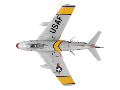 North American F-86F Sabre Fighter Aircraft "MIG Poison Maj. James P. Hagerstrom 67th FBS 18th FBG Korean War" United States Air Force "Air Power Series" 1/72 Diecast Model by Hobby Master