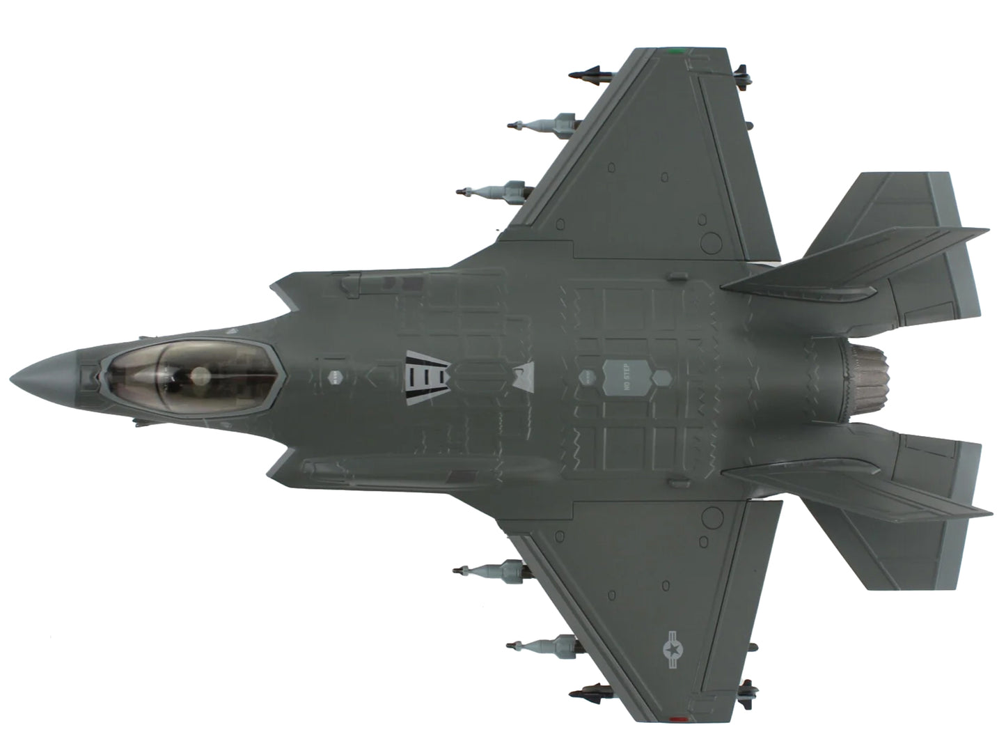 Lockheed Martin F-35A Lightning II Aircraft "100th Fighter Squadron Alabama Air National Guard" (2023) United States Air Force "Air Power Series" 1/72 Diecast Model by Hobby Master