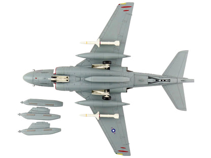 Grumman EA-6B Prowler Aircraft VAQ-132 "Scorpions" United States Navy (2006) "Air Power Series" 1/72 Diecast Model by Hobby Master