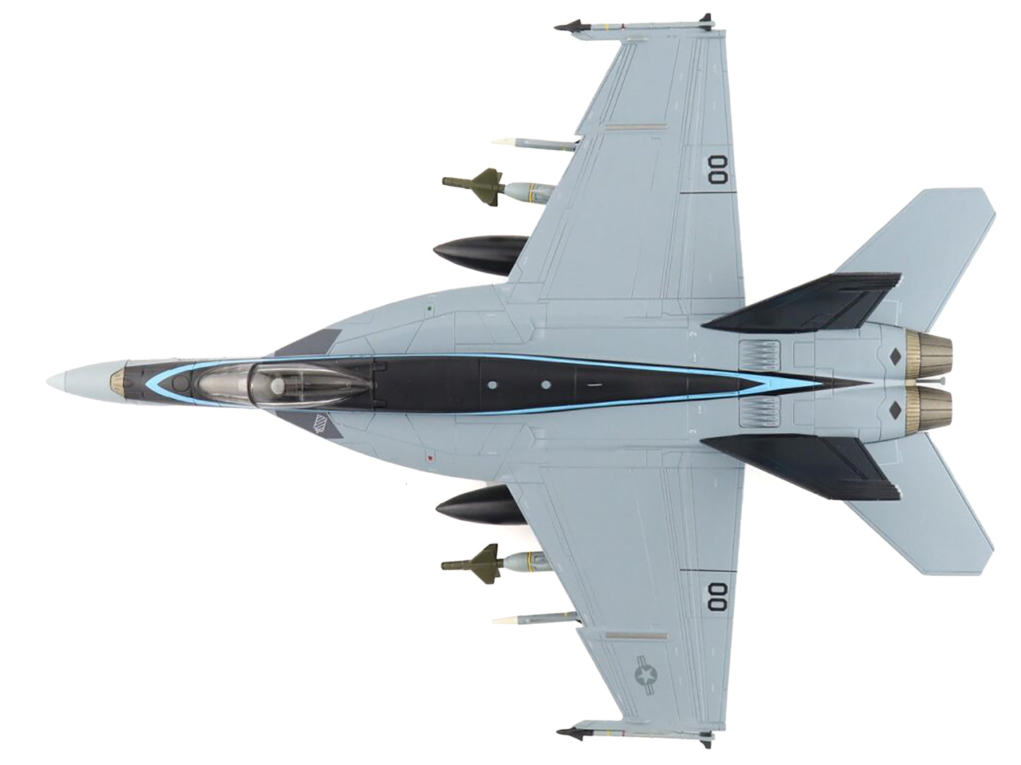 Boeing F/A-18E Super Hornet Fighting Aircraft "Top Gun NAS Fallon" (2020) United States Navy "Air Power Series" 1/72 Diecast Model by Hobby Master