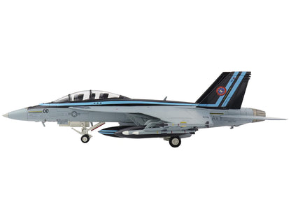 McDonnell Douglas F/A-18F Super Hornet Fighter Aircraft "TopGun 50th Anniversary Scheme" "NAWDC US Navy" "Air Power Series" 1/72 Diecast Model by Hobby Master