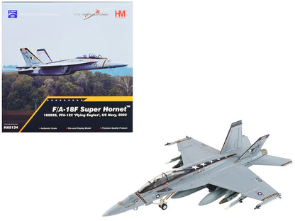 Boeing F/A-18F Super Hornet Fighter Aircraft "VFA-122 Flying Eagles" (2022) United States Navy "Air Power Series" 1/72 Diecast Model by Hobby Master