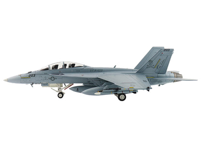 McDonnell Douglas F/A-18F Super Hornet Aircraft "VFA-103 Jolly Rogers USS Harry S. Truman" (2016) United States Navy "Air Power Series" 1/72 Diecast Model by Hobby Master